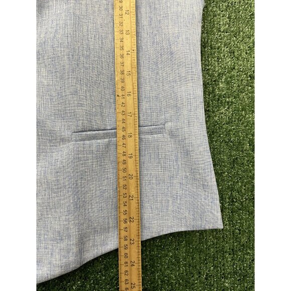 Coofandy Men's Wedding Business Vest Light Blue NWT Size Large Double Breasted - Picture 8 of 13